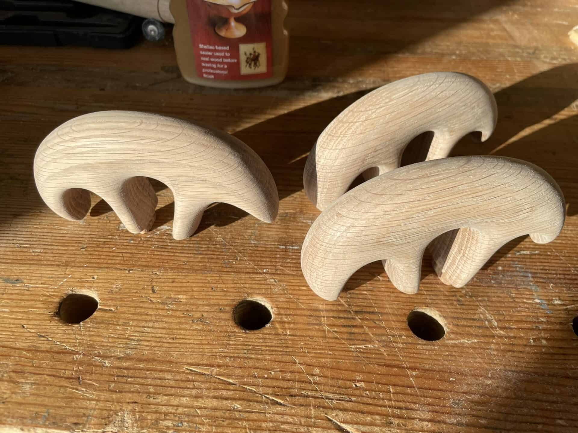 Goats after initial sanding